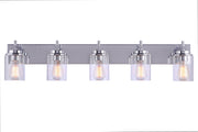 Reeves 5 Light 41" Vanity in Chrome