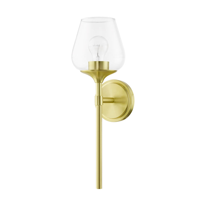 Willow Wall Sconce in Satin Brass