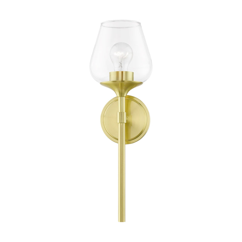 Willow Wall Sconce in Satin Brass