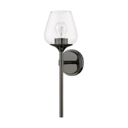 Willow Wall Sconce in Black Chrome