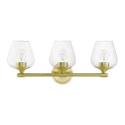 Willow 3-Light Bath Vanity Light in Satin Brass