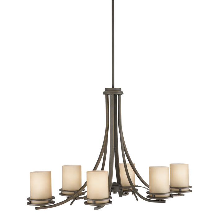 Hendrik Chandelier 6-Light in Olde Bronze