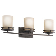 Hendrik 3-Light Bath Vanity Light in Olde Bronze