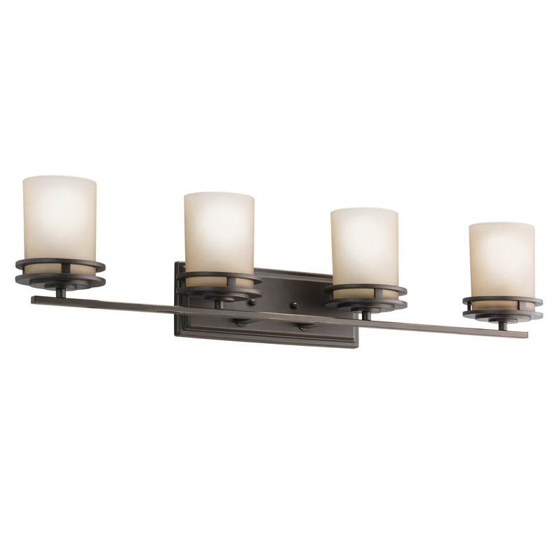 Hendrik 4-Light Bath Vanity Light in Olde Bronze