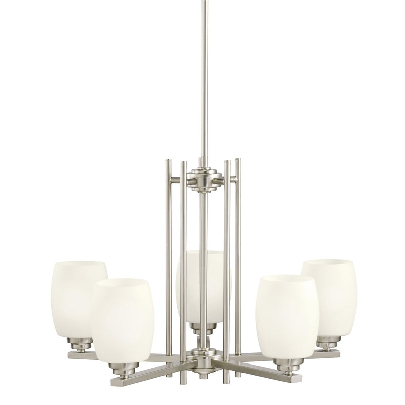 Eileen 5-Light Chandelier in Brushed Nickel