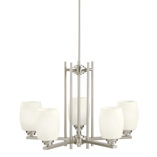 Eileen 5-Light Chandelier in Brushed Nickel