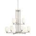 Eileen Chandelier 9-Light in Brushed Nickel