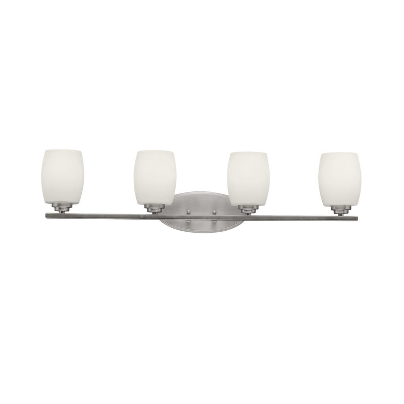 Eileen 4-Light Bath Vanity Light in Brushed Nickel