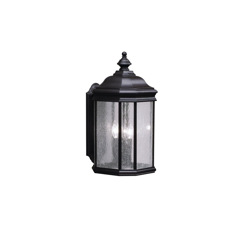 Kirkwood 3-Light Outdoor Wall Lantern in Black