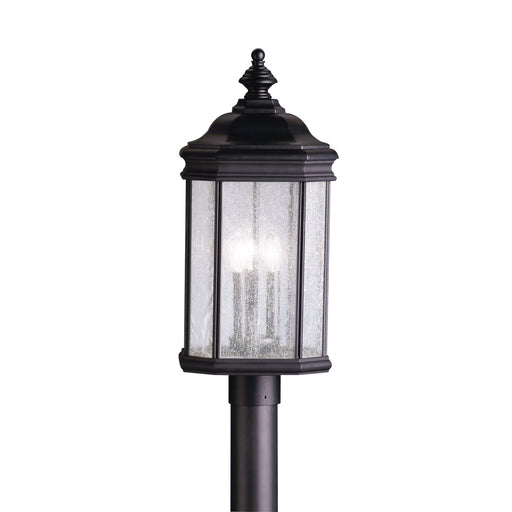 Kirkwood Outdoor Post Mount 3-Light in Black