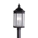 Kirkwood Outdoor Post Mount 3-Light in Black