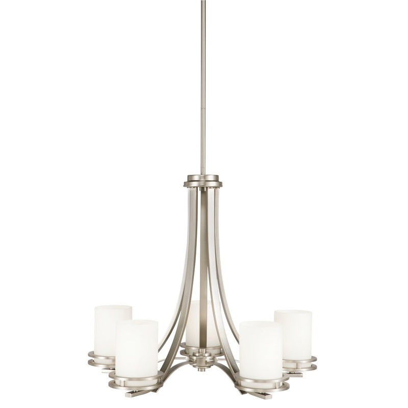 Hendrik 5-Light Chandelier in Brushed Nickel