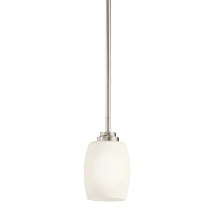 Eileen Mini Pendant 1-Light in Brushed Nickel