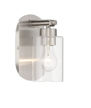 Hendrix 1 Light 5.25" Wall Sconce in Brushed Polished Nickel