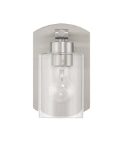 Hendrix 1 Light 5.25" Wall Sconce in Brushed Polished Nickel