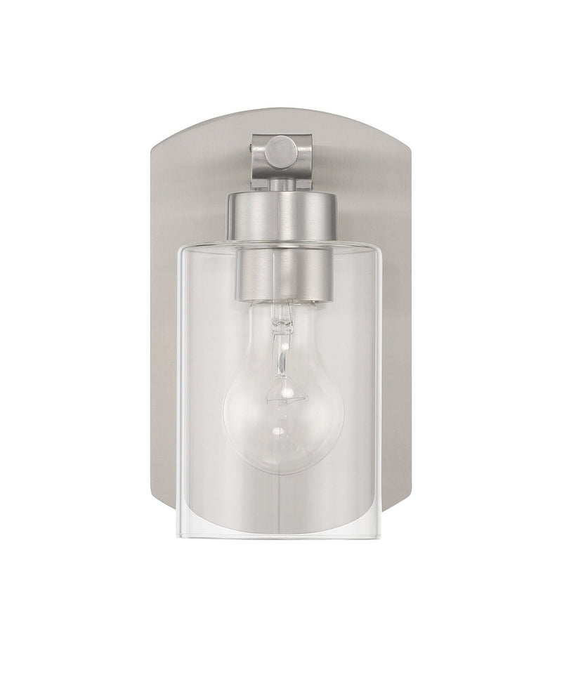 Hendrix 1 Light 5.25" Wall Sconce in Brushed Polished Nickel