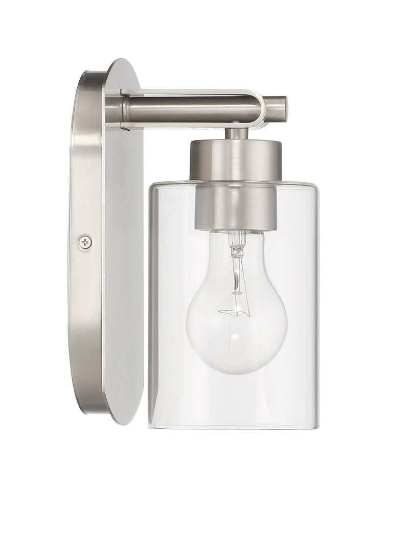 Hendrix 1 Light 5.25" Wall Sconce in Brushed Polished Nickel