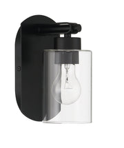 Hendrix 1 Light 5.25" Wall Sconce in Flat Black