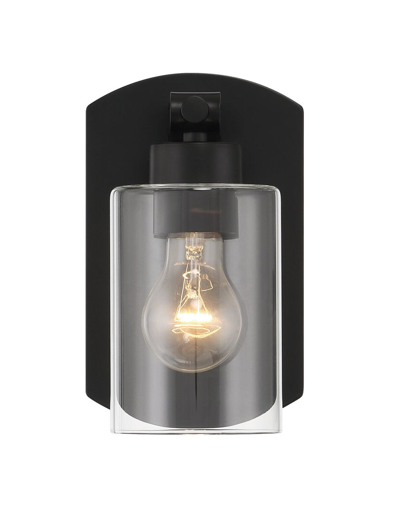 Hendrix 1 Light 5.25" Wall Sconce in Flat Black