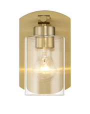 Hendrix 1 Light 5.25" Wall Sconce in Satin Brass