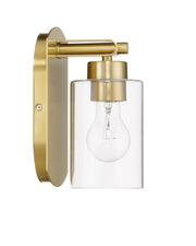 Hendrix 1 Light 5.25" Wall Sconce in Satin Brass