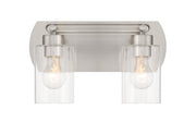 Hendrix 2 Light 14" Vanity in Brushed Polished Nickel
