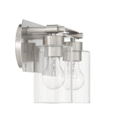 Hendrix 2 Light 14" Vanity in Brushed Polished Nickel