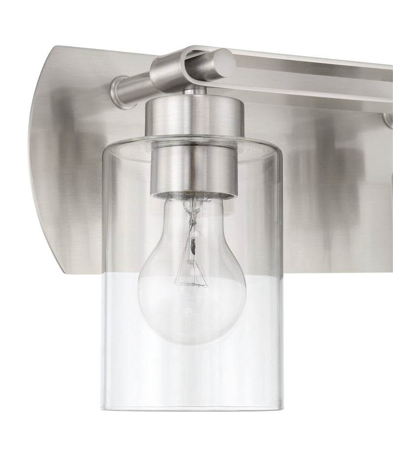 Hendrix 2 Light 14" Vanity in Brushed Polished Nickel