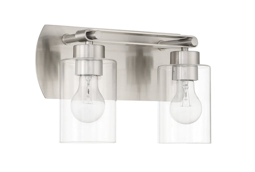 Hendrix 2 Light 14" Vanity in Brushed Polished Nickel