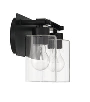 Hendrix 2 Light 14" Vanity in Flat Black