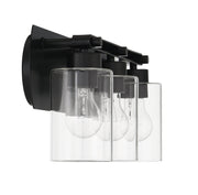 Hendrix 3 Light 20.5" Vanity in Flat Black