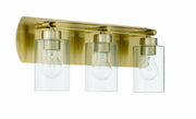 Hendrix 3 Light 20.5" Vanity in Satin Brass
