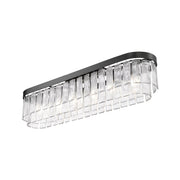 Ciara 6-Light Flush Mount in Matte Black