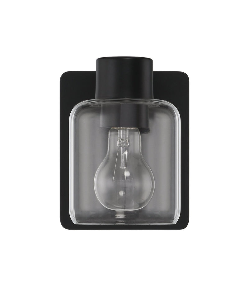 Rori 1 Light 5.25" Wall Sconce in Flat Black