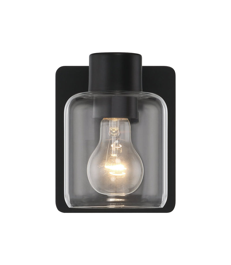 Rori 1 Light 5.25" Wall Sconce in Flat Black