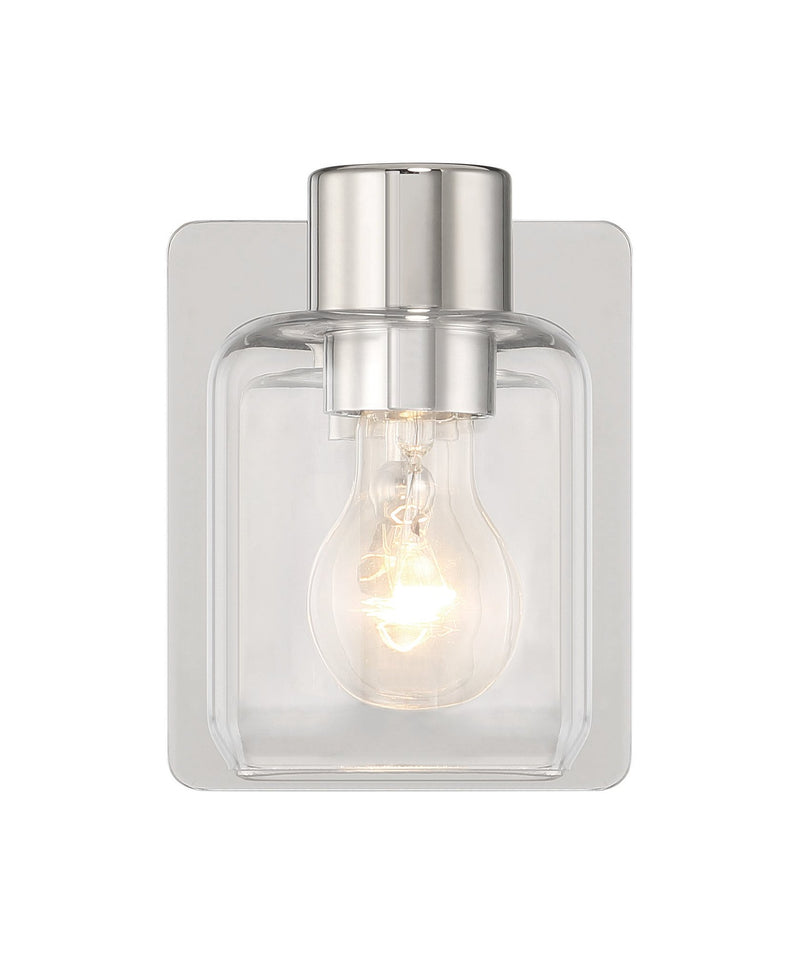 Rori 1 Light 5.25" Wall Sconce in Polished Nickel