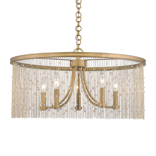 Marilyn 5-Light Chandelier in Peruvian Gold