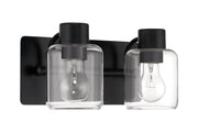 Rori 2 Light 12.38" Vanity in Flat Black