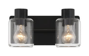 Rori 2 Light 12.38" Vanity in Flat Black