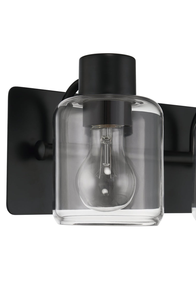 Rori 2 Light 12.38" Vanity in Flat Black