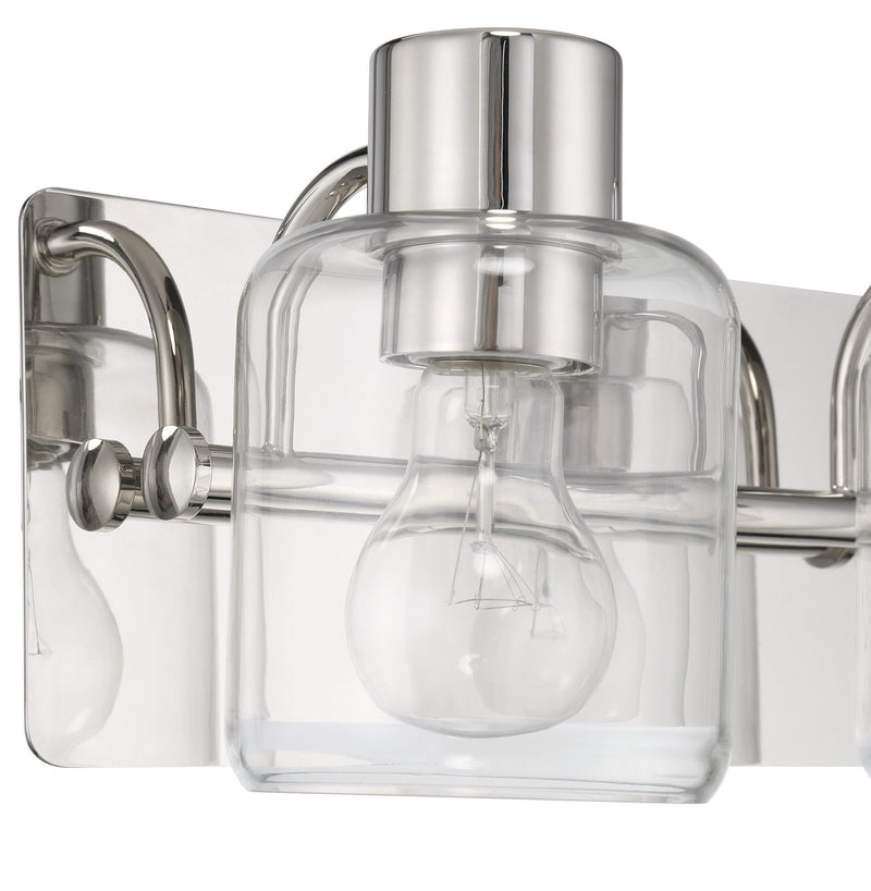 Rori 2 Light 12.38" Vanity in Polished Nickel