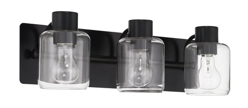 Rori 3 Light 20.25" Vanity in Flat Black