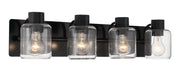 Rori 4 Light 28.25" Vanity in Flat Black