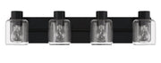 Rori 4 Light 28.25" Vanity in Flat Black