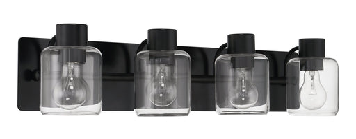Rori 4 Light 28.25" Vanity in Flat Black