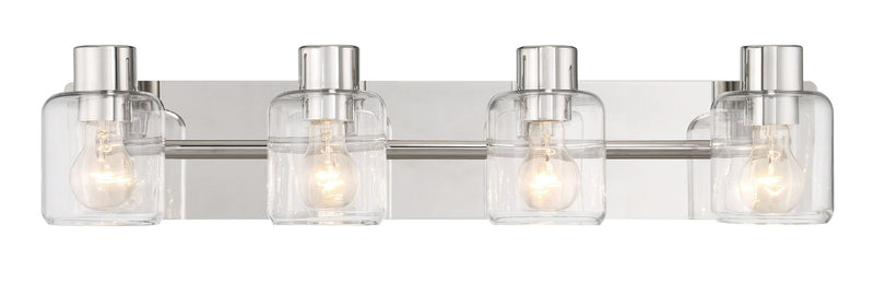 Rori 4 Light 28.25" Vanity in Polished Nickel