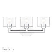 Bernardino 3-Light Bath Vanity Light in Polished Chrome