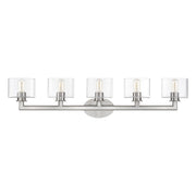 Bernardino 5-Light Extra Large Bath Vanity Light in Brushed Nickel