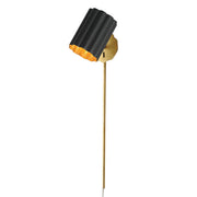 Primrose Tall Wall Sconce in Gold Leaf