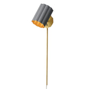 Primrose Tall Wall Sconce in Gold Leaf